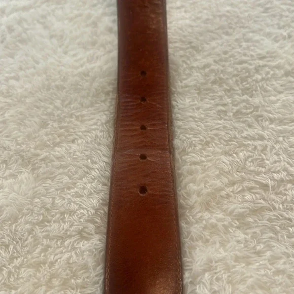 Vintage Women’s Brown Leather Belt Sz L Made USA Hankton 337 Colorful Starbursts - Picture 5 of 16